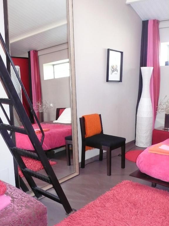 Chambre D'Hotes Le Poteau Rose Bayonne Rum bild