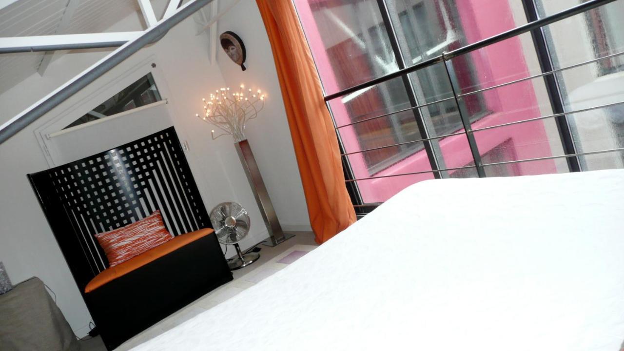 Chambre D'Hotes Le Poteau Rose Bayonne Rum bild